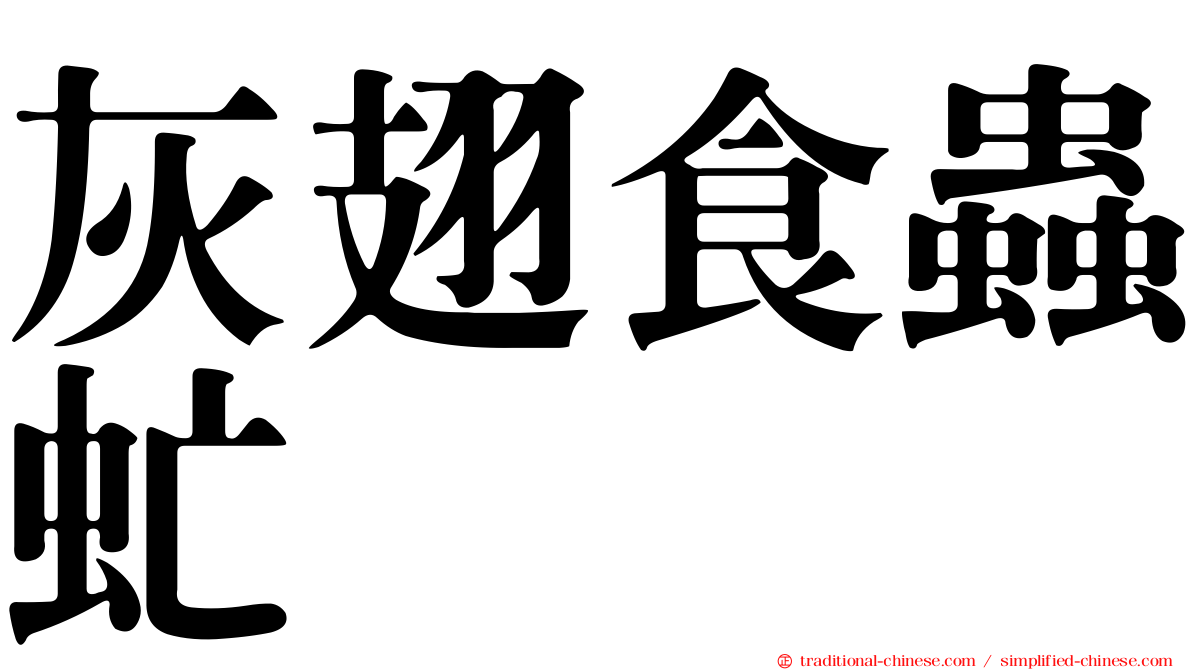 灰翅食蟲虻