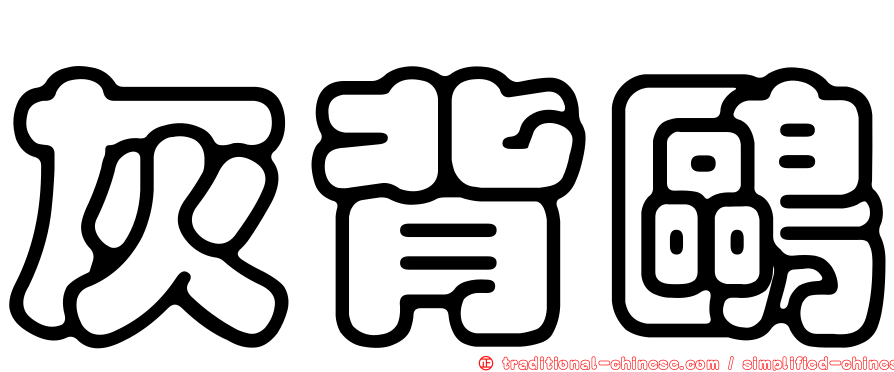 灰背鷗