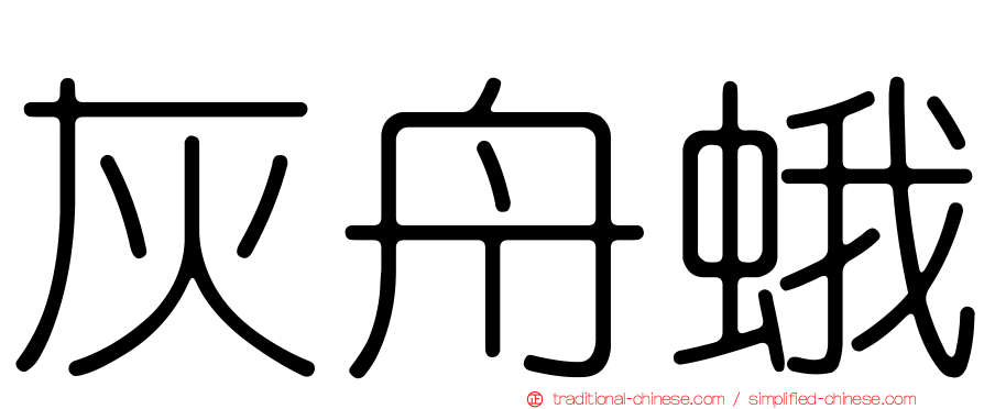 灰舟蛾
