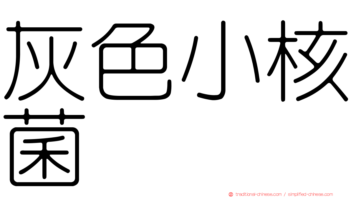 灰色小核菌