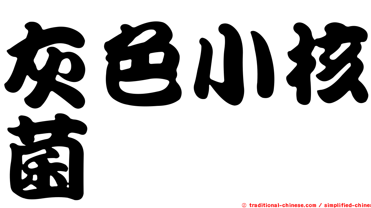 灰色小核菌