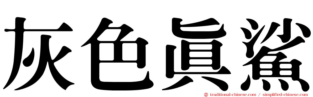 灰色真鯊