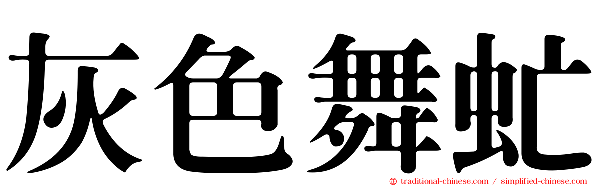灰色舞虻