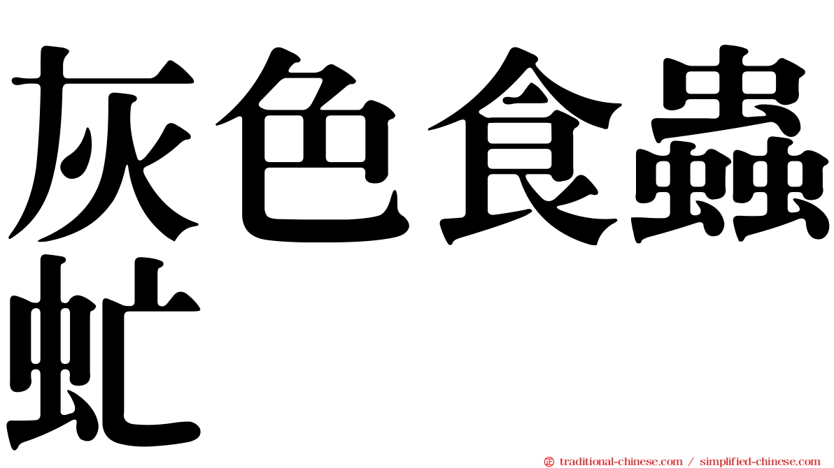 灰色食蟲虻