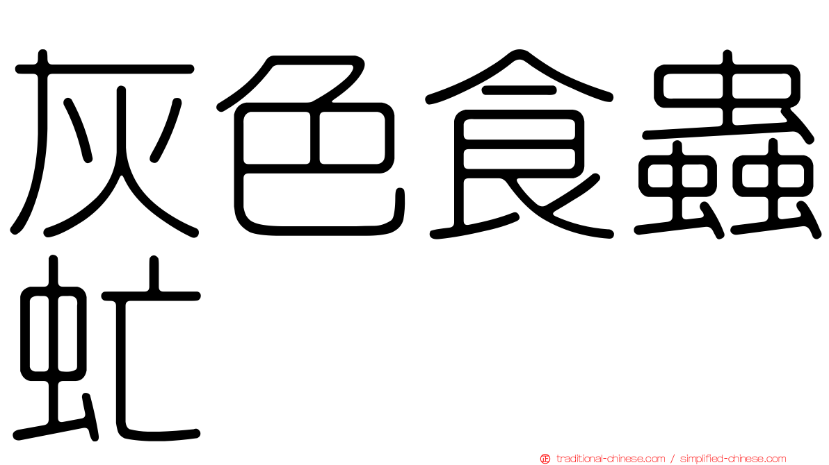 灰色食蟲虻