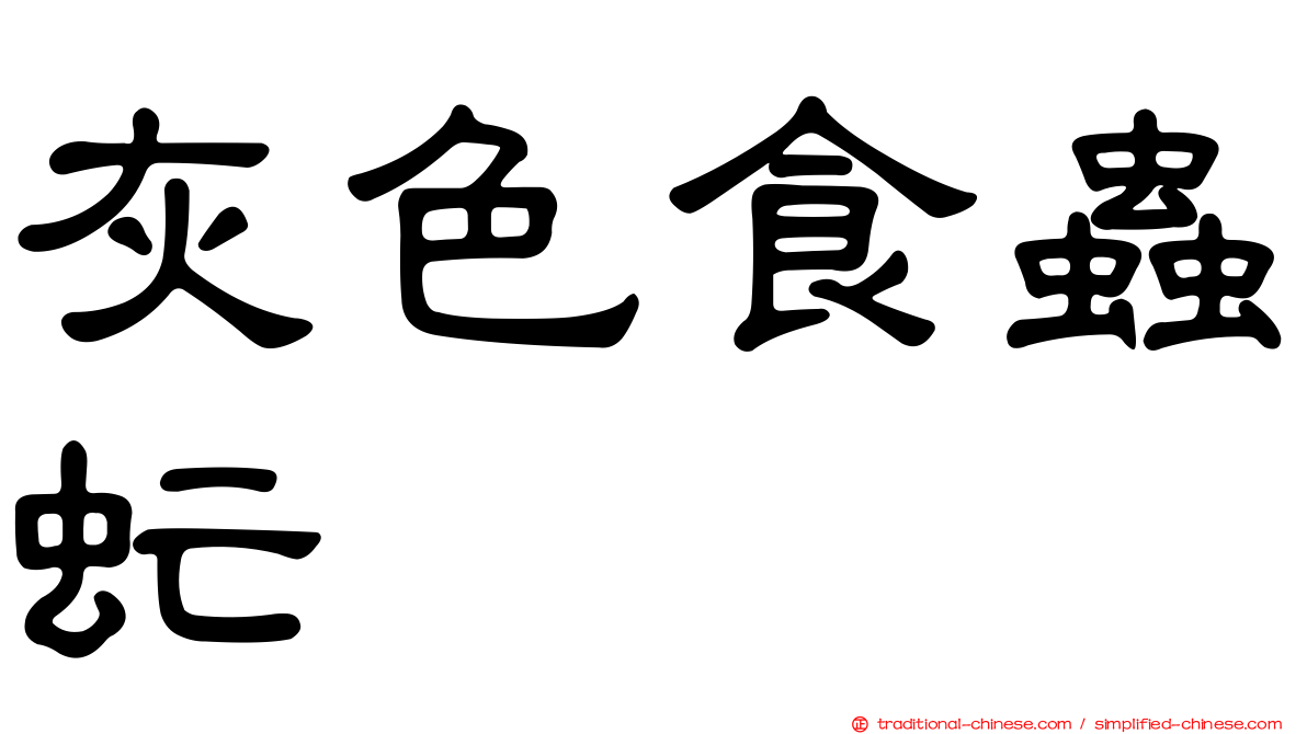 灰色食蟲虻