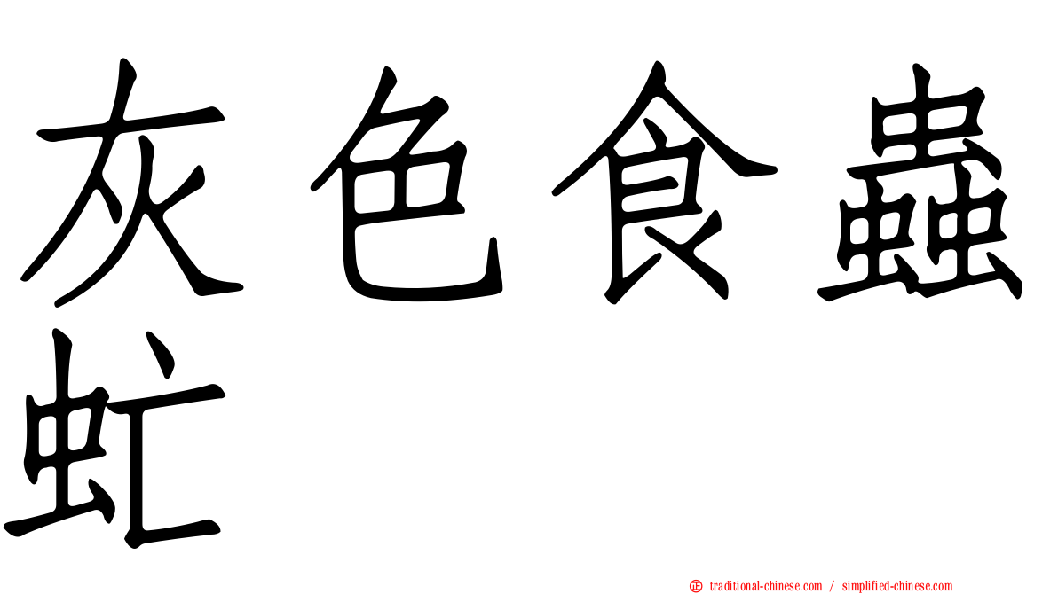 灰色食蟲虻