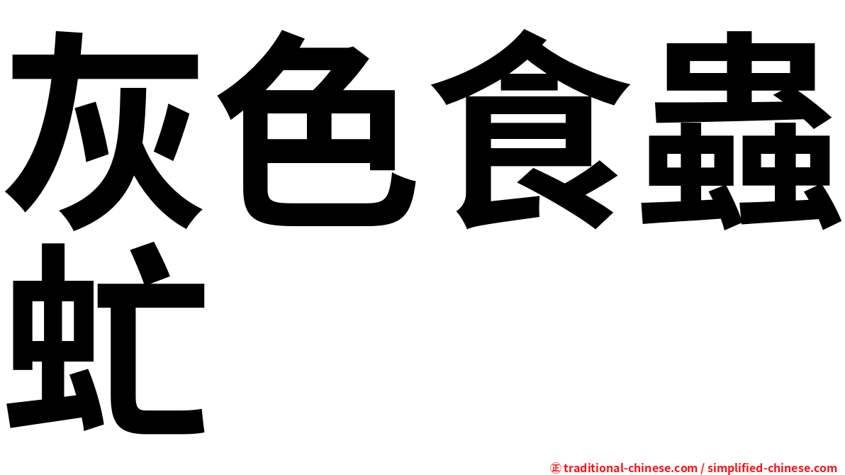 灰色食蟲虻
