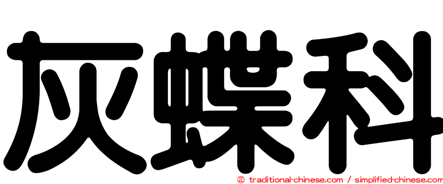 灰蝶科