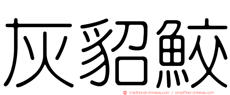 灰貂鮫