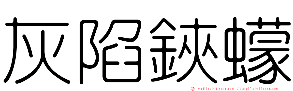 灰陷鋏蠓