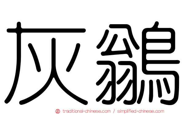 灰鶲