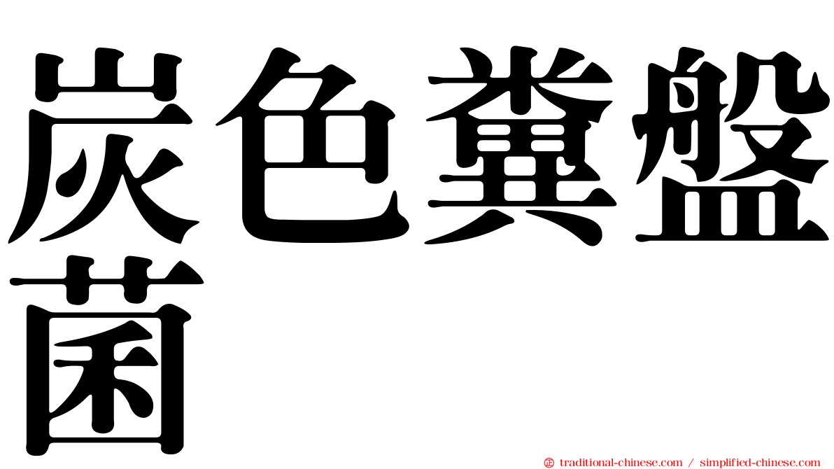 炭色糞盤菌