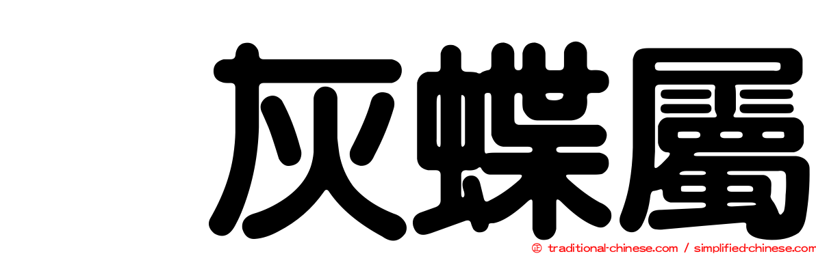 烏灰蝶屬