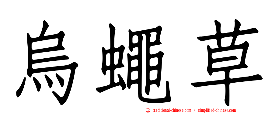 烏蠅草