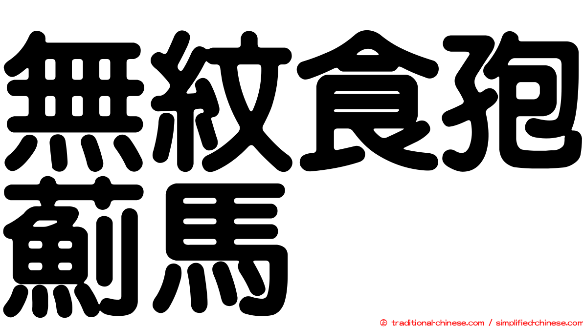 無紋食孢薊馬