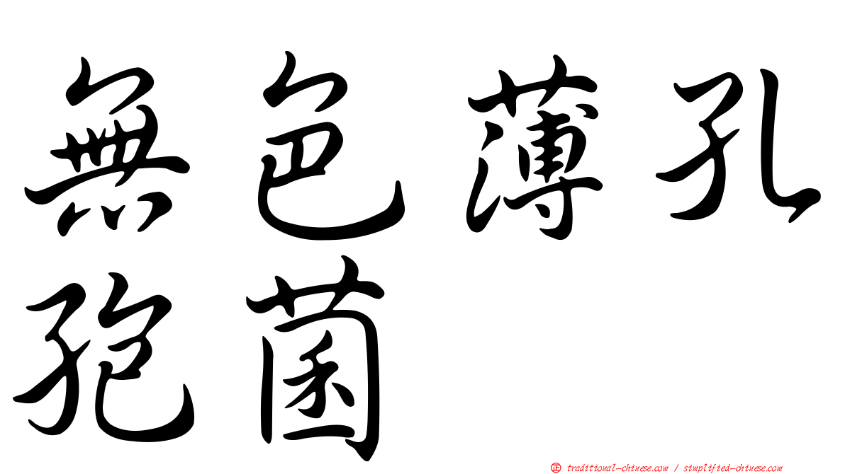 無色薄孔孢菌