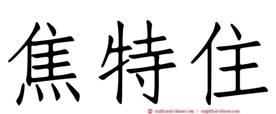 焦特住