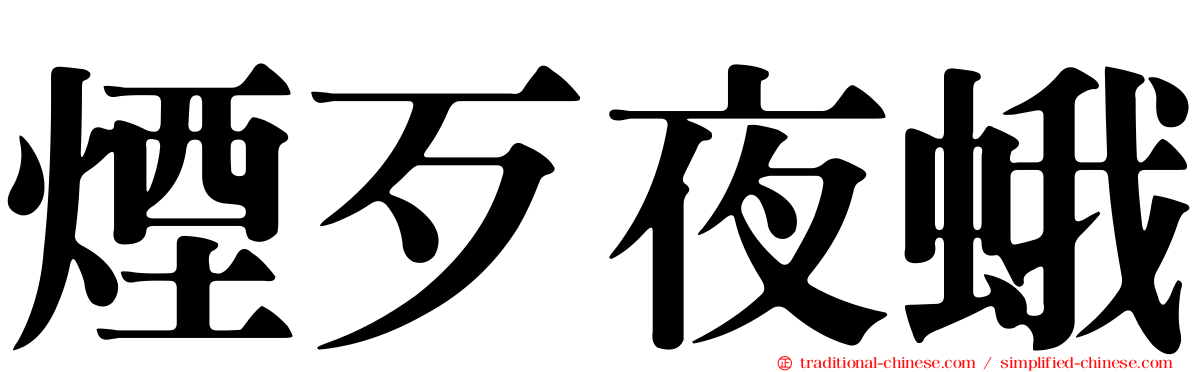 煙歹夜蛾