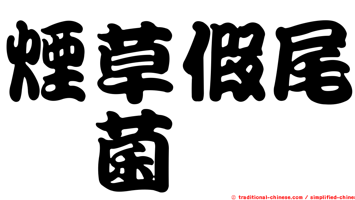 煙草假尾孢菌