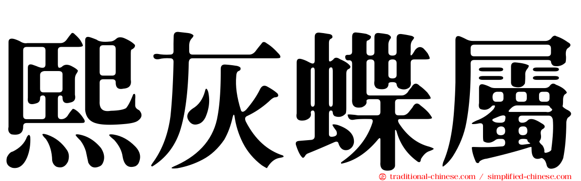 熙灰蝶屬