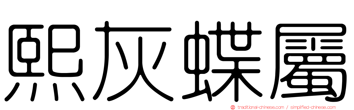 熙灰蝶屬