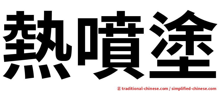 熱噴塗