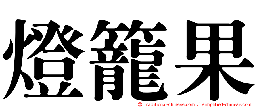 燈籠果