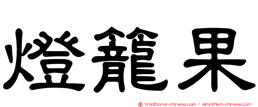 燈籠果