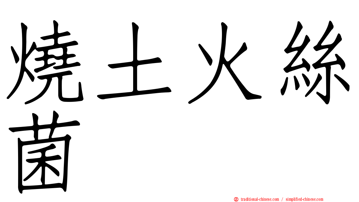燒土火絲菌