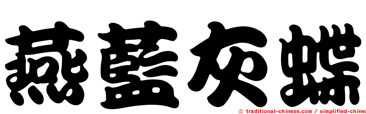 燕藍灰蝶