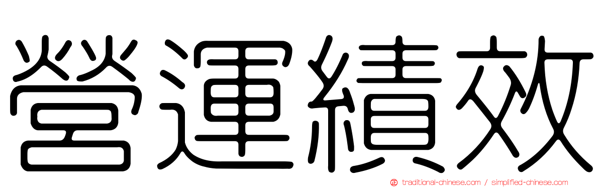 營運績效