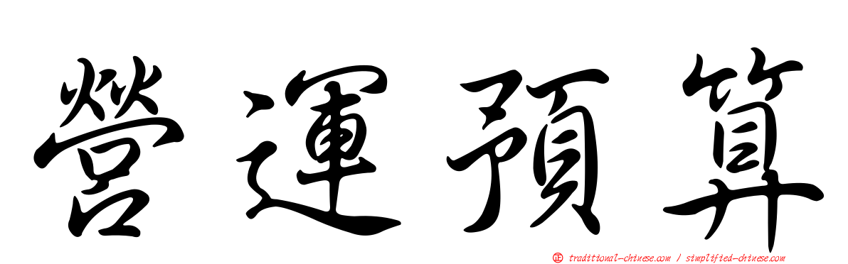 營運預算