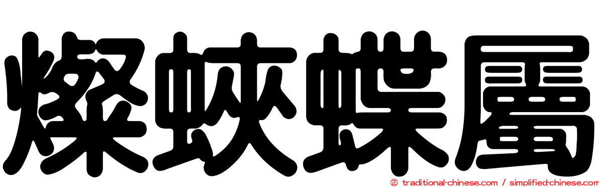 燦蛺蝶屬