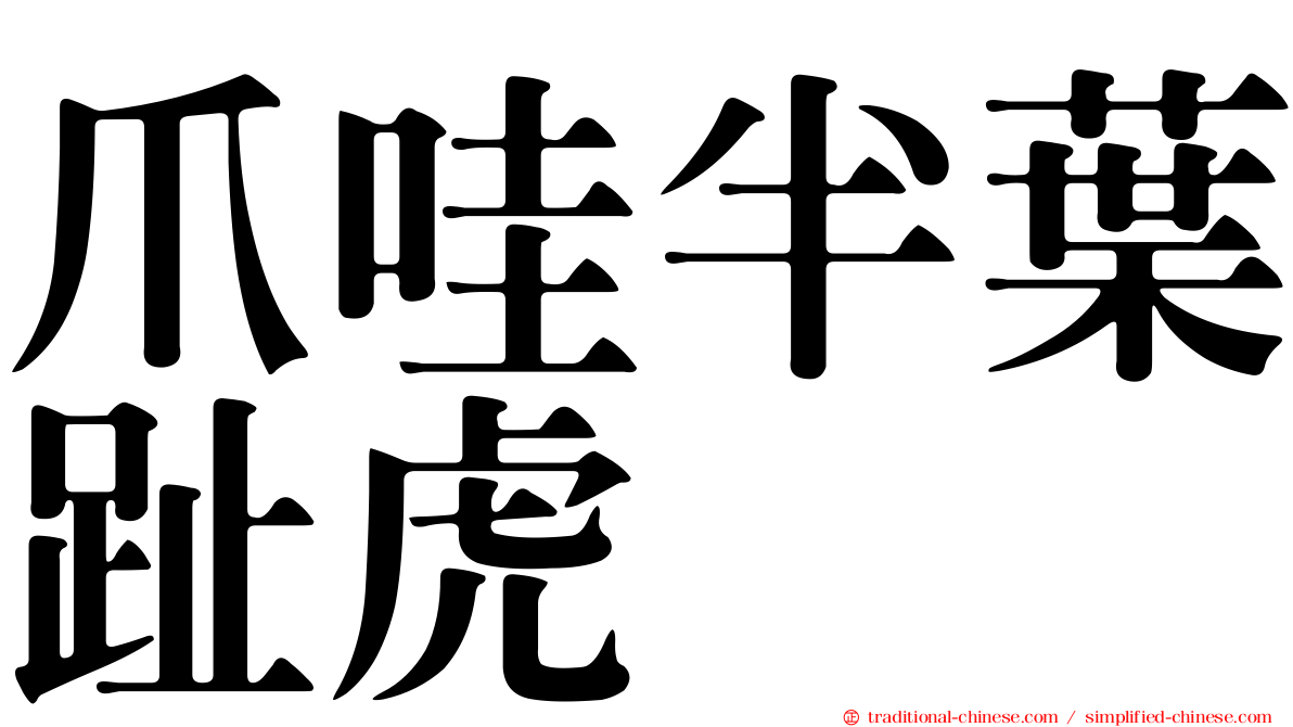 爪哇半葉趾虎