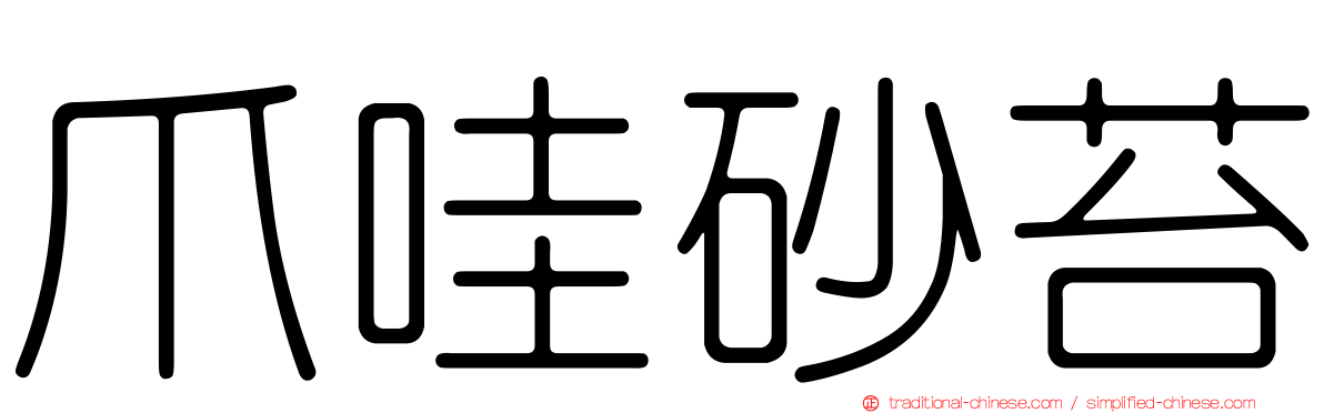 爪哇砂苔