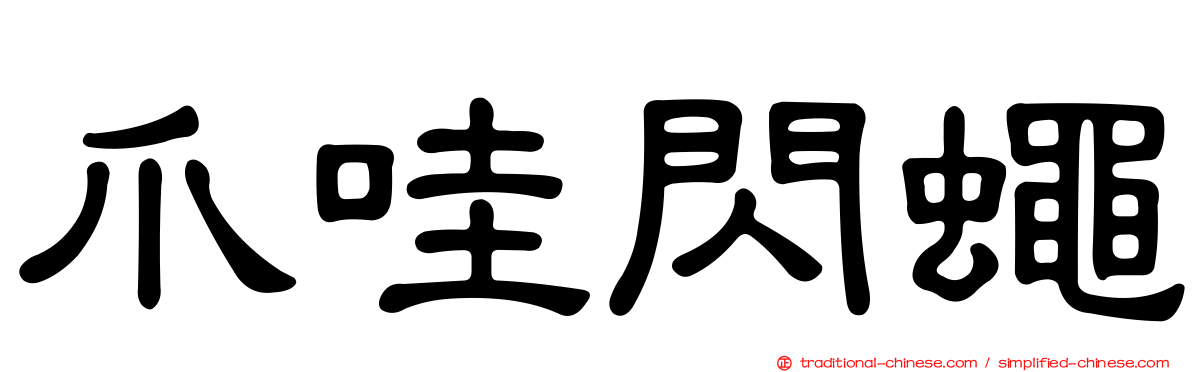 爪哇閃蠅