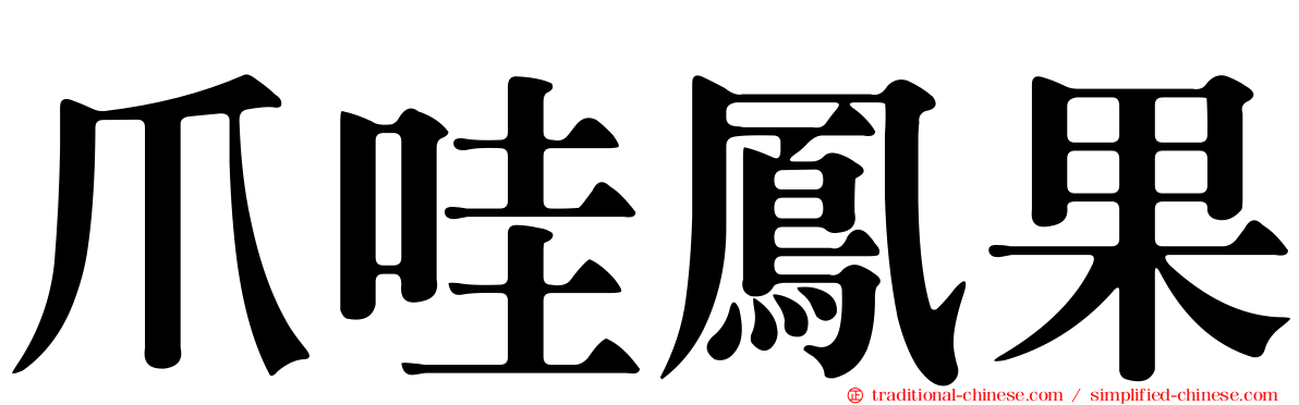 爪哇鳳果