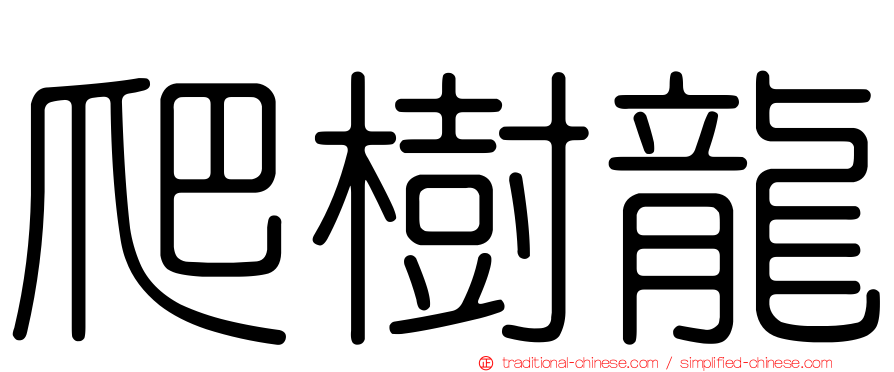 爬樹龍