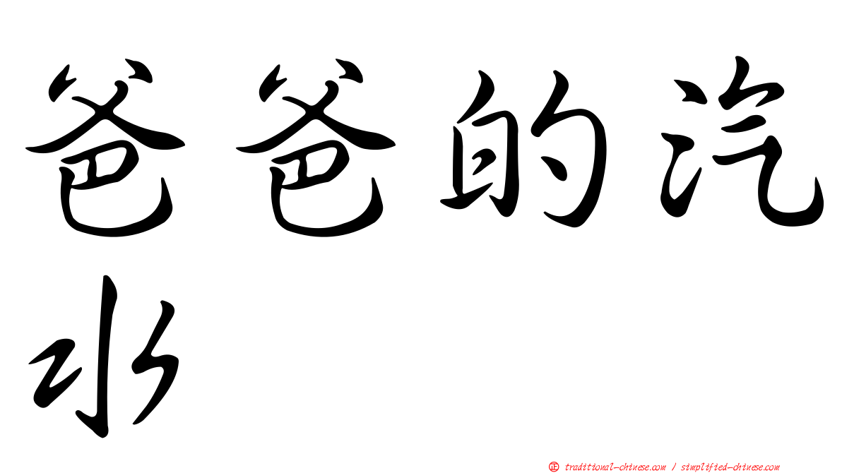爸爸的汽水