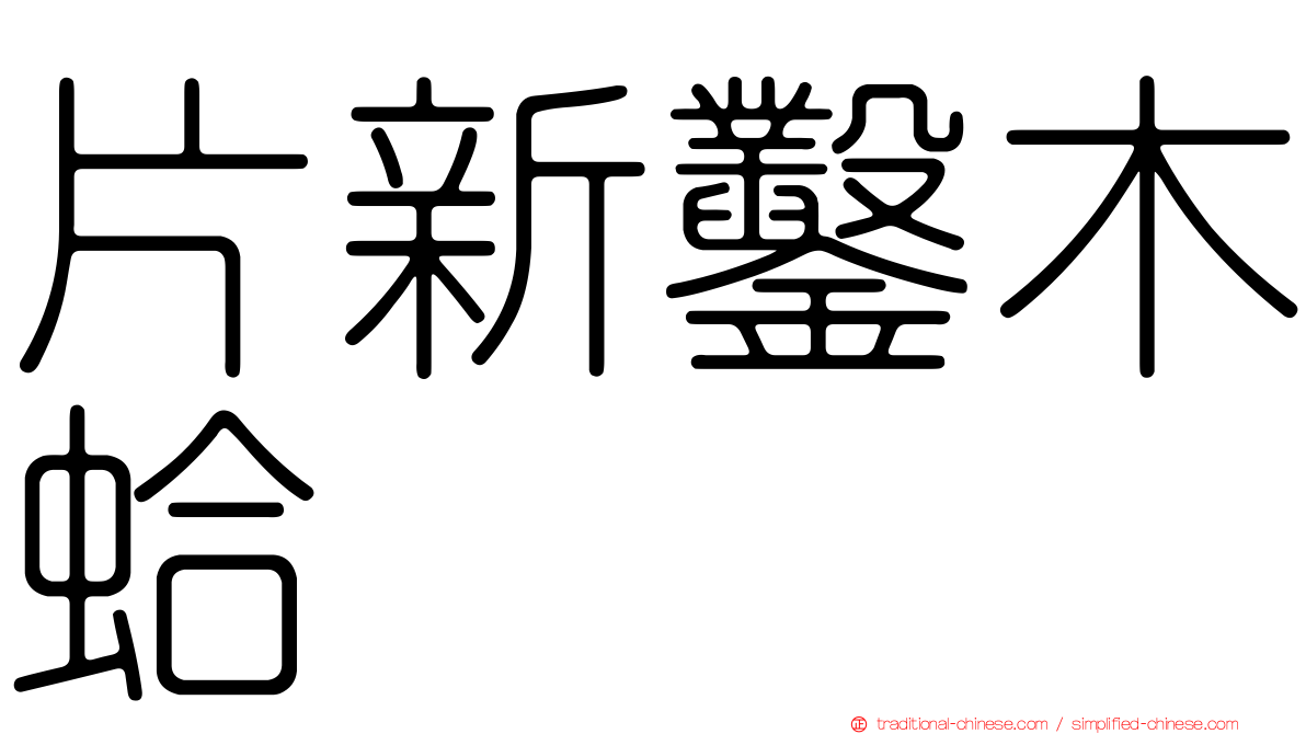 片新鑿木蛤