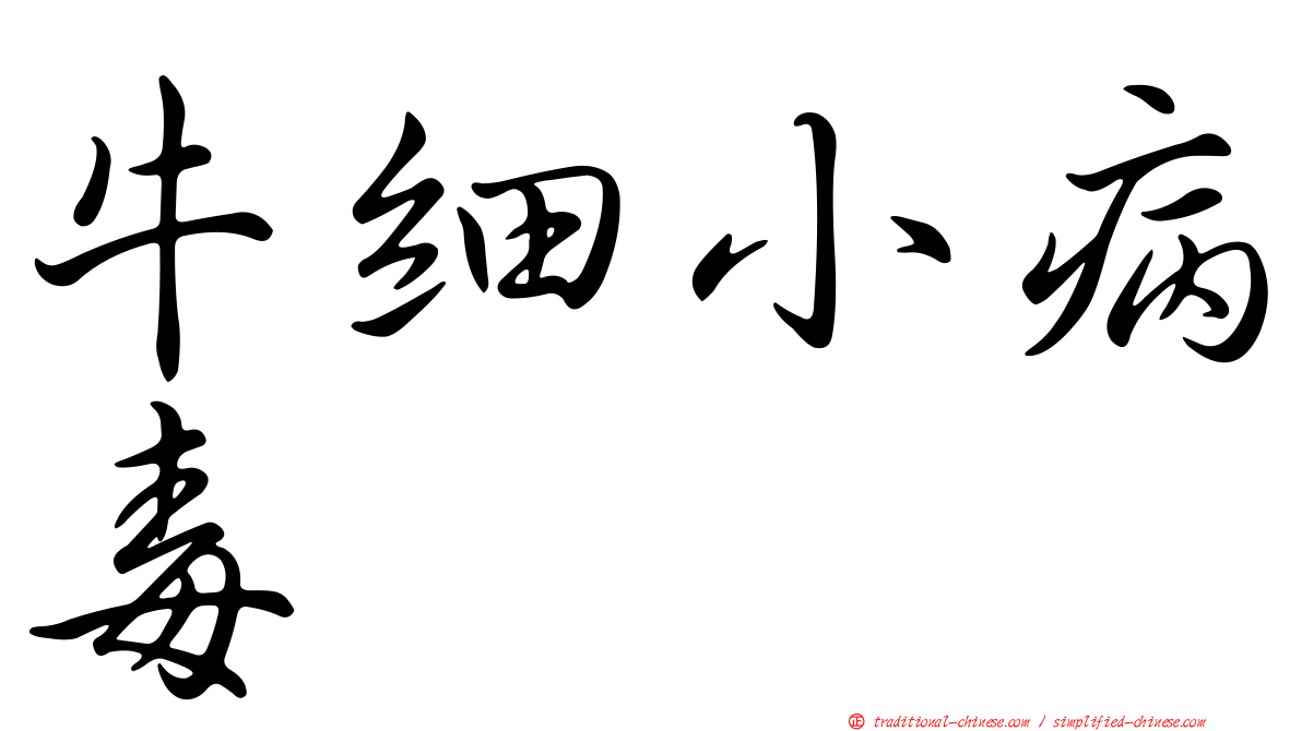 牛細小病毒