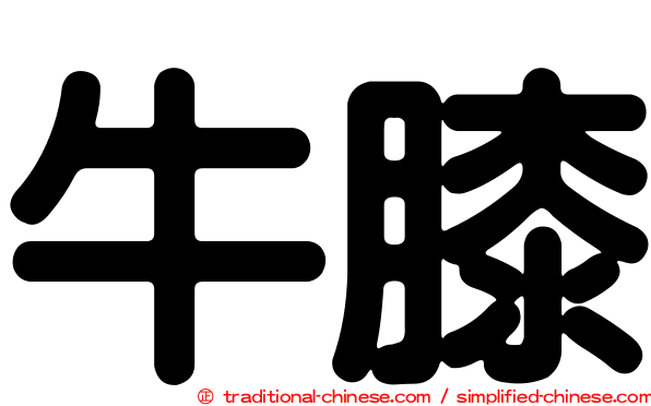 牛膝