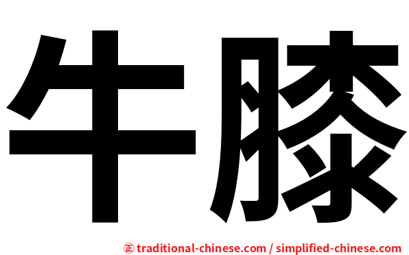 牛膝
