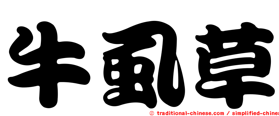牛虱草