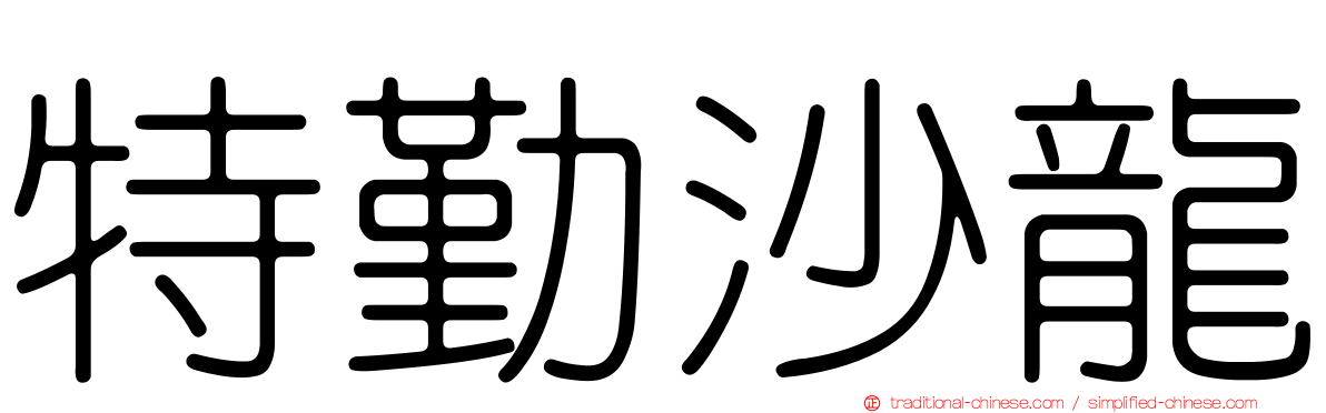 特勤沙龍