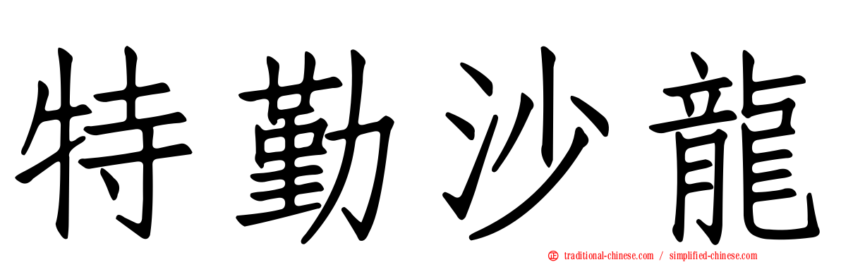 特勤沙龍