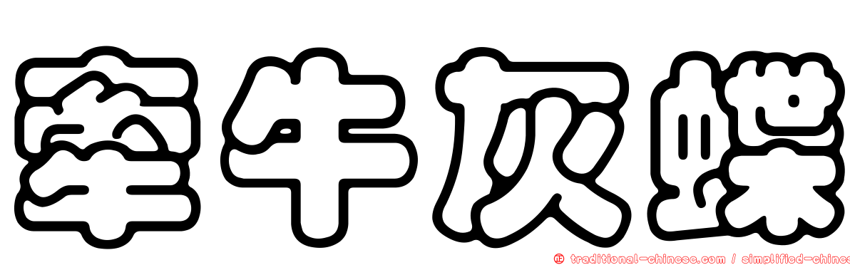 牽牛灰蝶