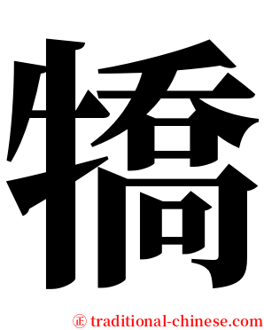 犞 serif font