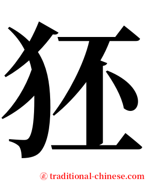 狉 serif font